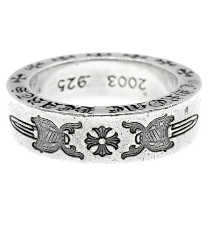 クロムハーツ CHROME HEARTS 【 6mm SPECER DGR PLS 】 スペーサー ダガー プラス シルバー リング　サ..