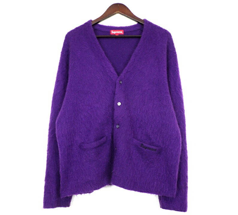 シュプリーム Supreme カーディガン 薄手 ストライプ Mサイズ ネイビー シュプリーム Supreme カーディガン 薄手 ストライプ Mサイズ ネイビー