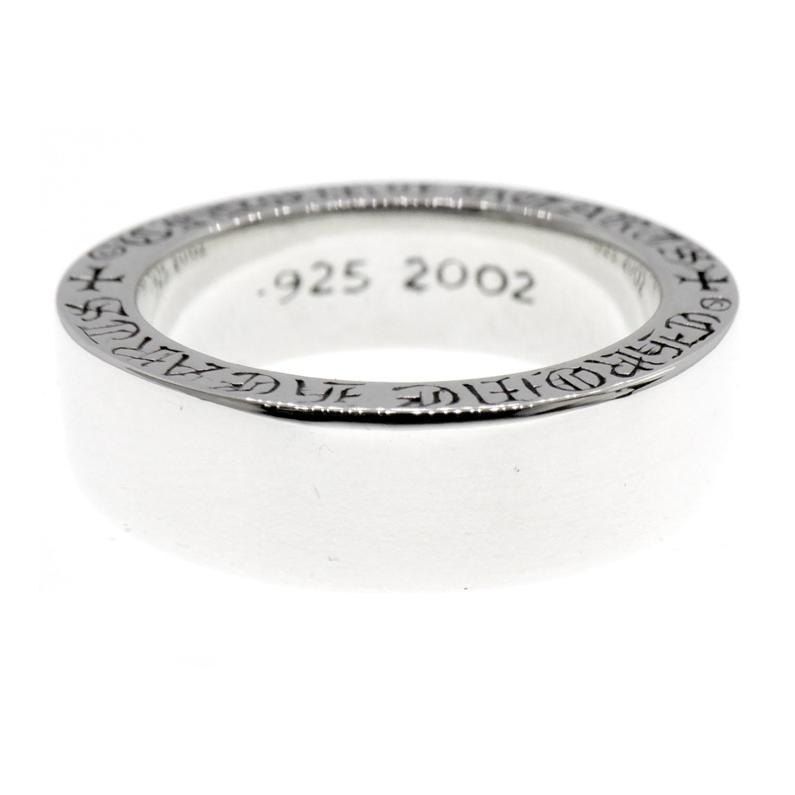 クロムハーツ CHROME HEARTS × インテレクチュアルギャラリー INTELLECTUAL GALLERY 【 6mm SPACER PLN 】 6mm スペーサー プレーン シルバー リング　シルバー　サイズ9.5号　42928【中古】