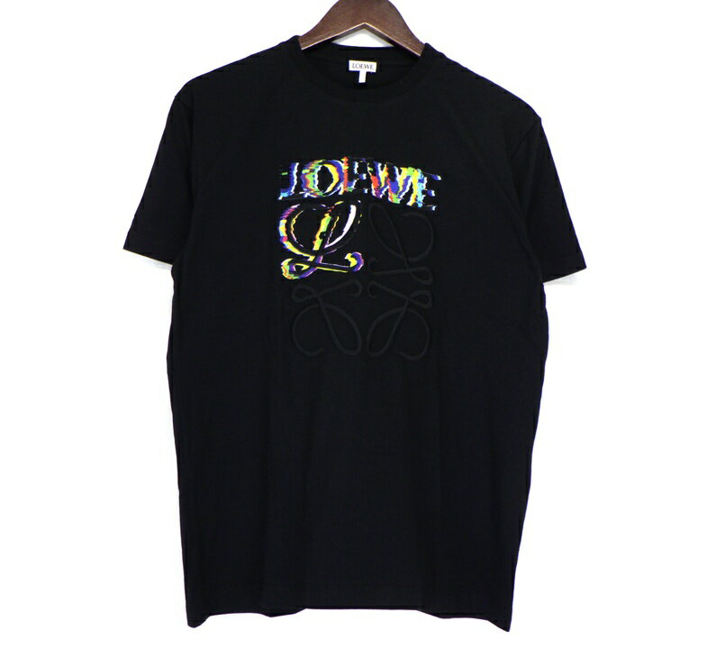 最終値下　ロエベ　Tシャツ　ブラック　S レギュラーフィット Tシャツ（コットン） ブラック - LOEWE