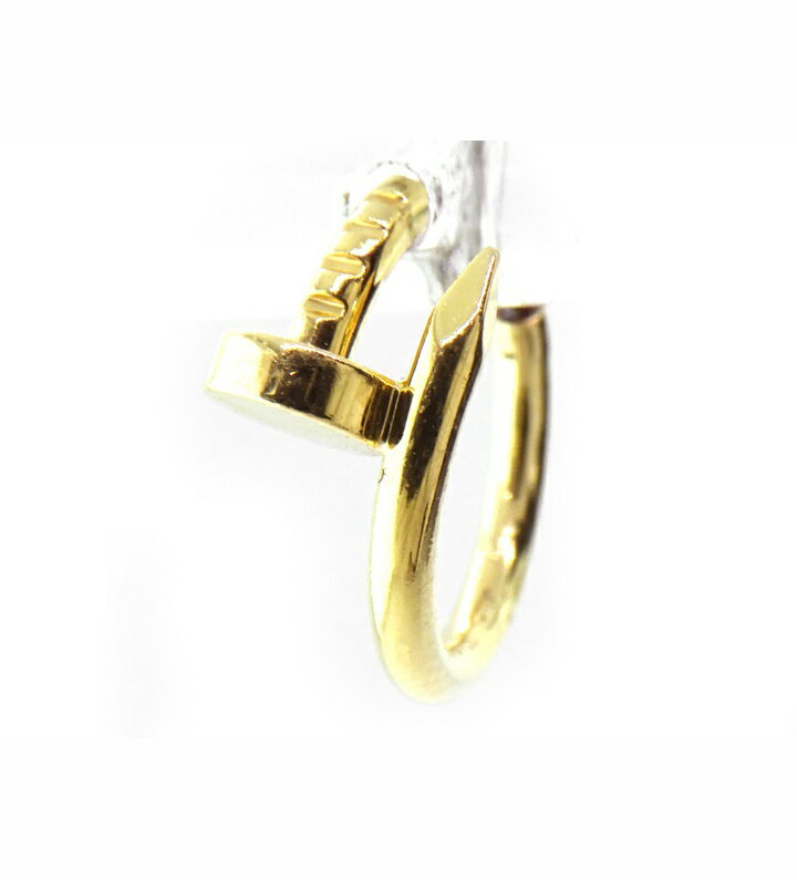 カルティエ Cartier 【 Juste un Clou YG 】 イエロー ゴールド ジュスト アンクル シングル ピアス ゴールド 47002【中古】
