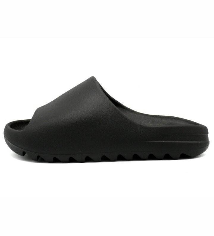 イージー Yeezy 【 YS-01 slide 】 スライド ブラック サンダル ブラック サイズ27cm f29415【中古】