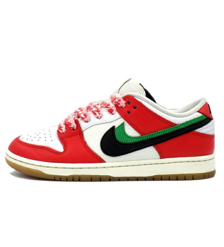 ナイキ NIKE × フレイム スケート Frame Skate 【 SB DUNK LOW PRO QS Habibi CT2550 600 】 SB ダンク ロー プロ ハビビ スニーカー　ホワイト×レッド　サイズ26.5cm　f29497【中古】
