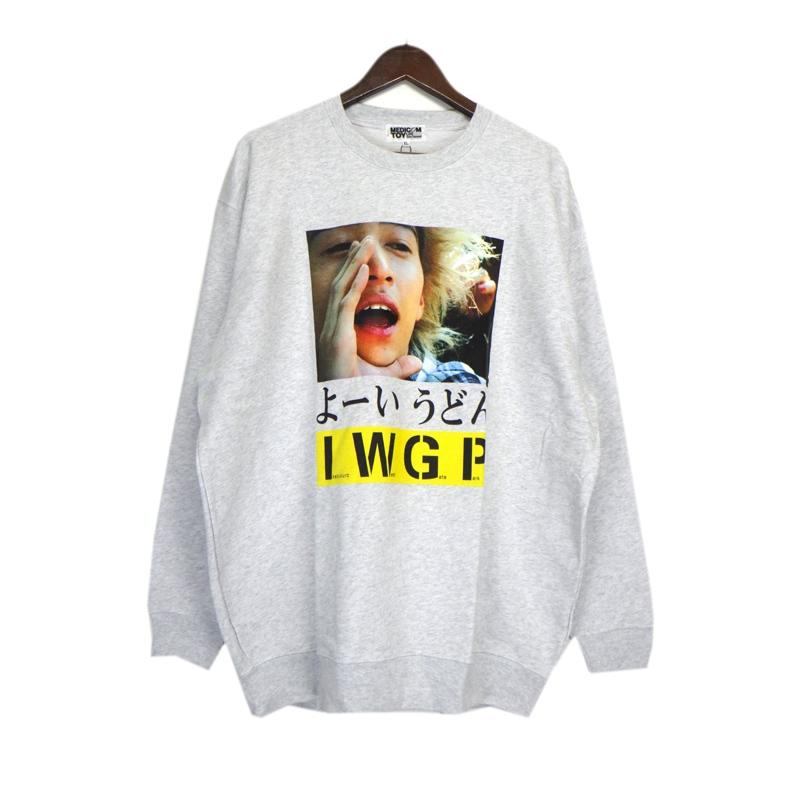 エムエルイー MLE × 池袋ウエストゲートパーク I.W.G.P. 【 24MLE IWGP SW 02 】 よーい うどん メッセージ プリント スウェット トレ..