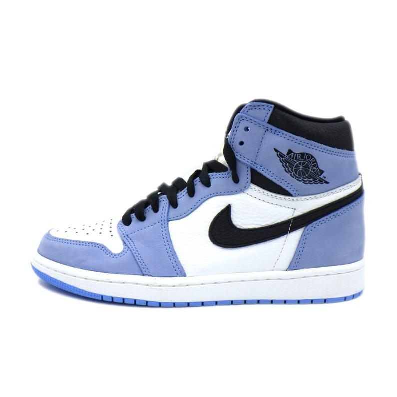 ナイキ NIKE 【 AIR JORDAN 1 RETRO HIGH OG UNIVERCITY BLUE 555088 134 】 エアジョーダン1 ハイ ユニバーシティーブルー スニーカー　ブルー×ホワイト×ブラック　サイズ26.5cm　47831【中古】