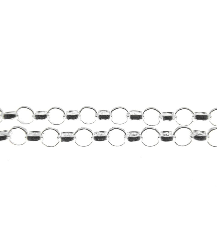 ワン ハンドレッド エム レイディアス ONE HUNDRED M RADIUS 【 CHAIN R18 】 シルバー ロール チェーン ネックレス　シルバー　47938【中古】