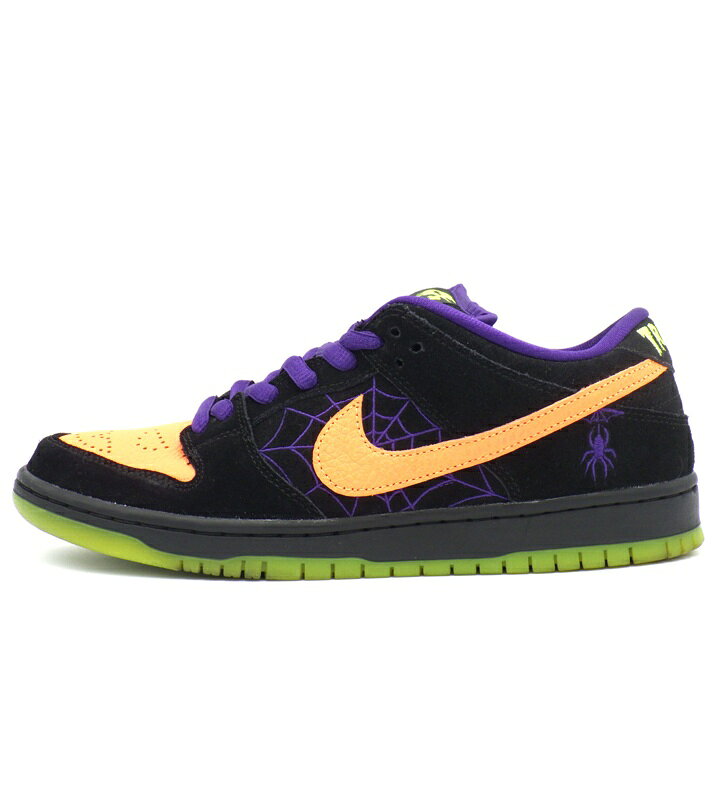 ナイキ NIKE 【 SB DUNK LOW Night Of Mischief BQ6817 006 】 SB ダンク ロー ナイト オブ ミスチーフ スニーカー ブラック×オレンジ サイズ27cm h7048【中古】