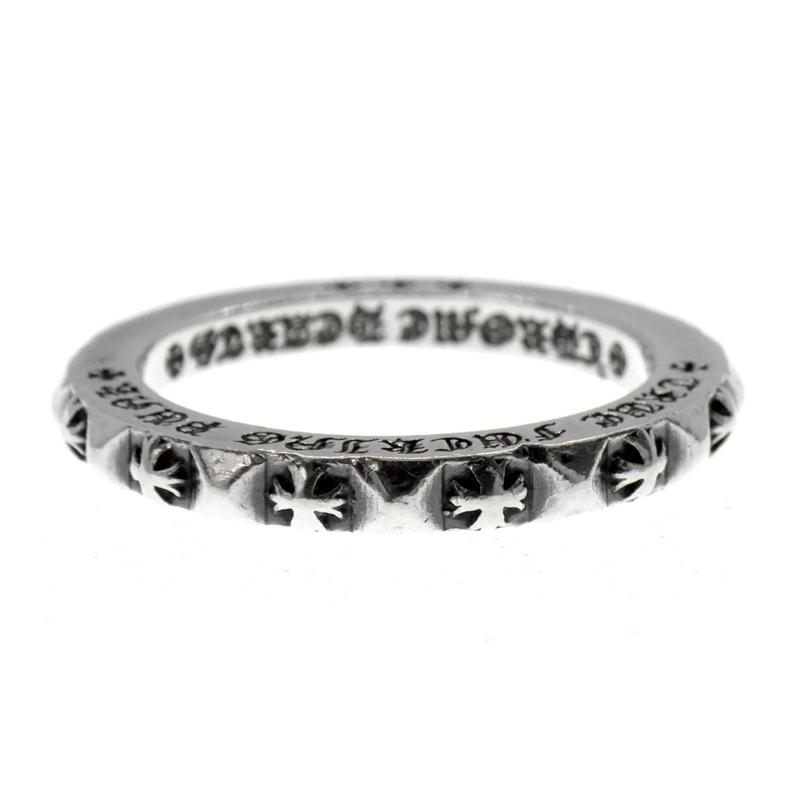 クロムハーツ CHROME HEARTS 【 TFP PNK PLS 】 トゥルー ファッキンパンク プラス パンク シルバー リング　シルバー　サイズ19.5号　48244【中古】