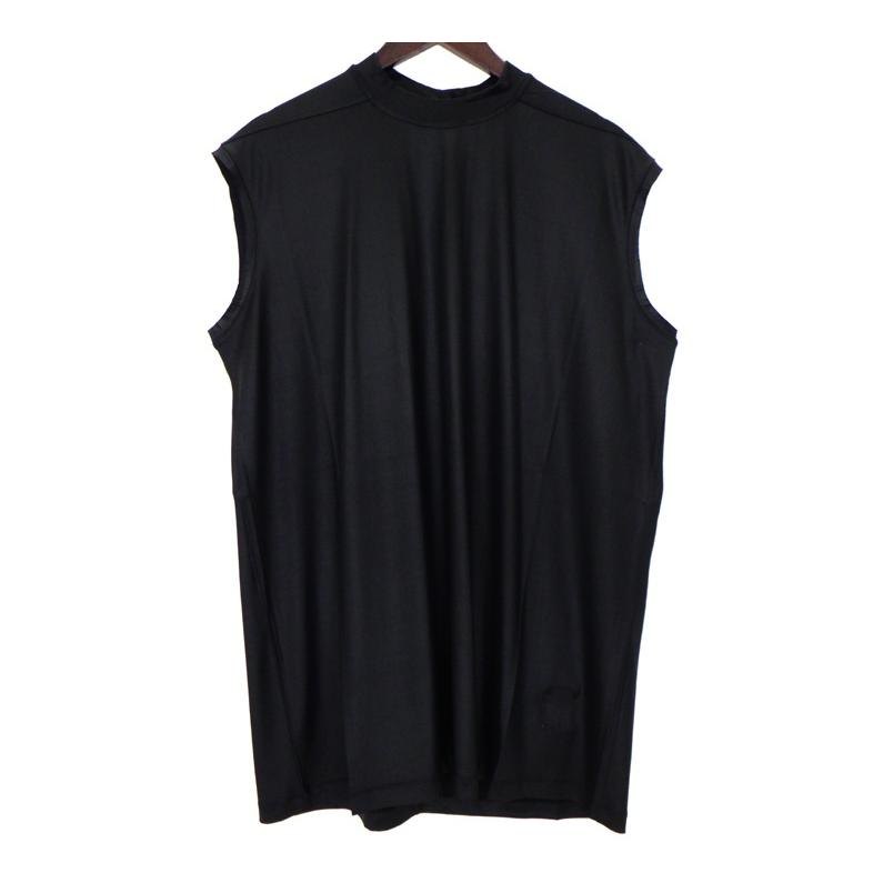 リックオウエンス ダークシャドウ Rick Owens DRKSHDW 【 TARP T SHIRT DU01F4158 】 タープ ノースリーブ Tシャツ ブラック サイズXS 48444 【中古】