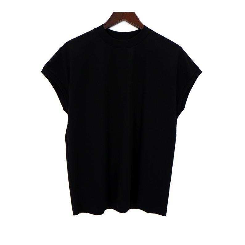 Rakuten - グッドピープルグッドステッチンググッドプロダクト GOOD PEOPLE GOOD STITCHING GOOD PRODUCT 【 Crew Neck French Sleeve 02 01 1873 】 クルーネック フレンチ スリーブ Tシャツ　ブラック　サイズS　49056【中古】
