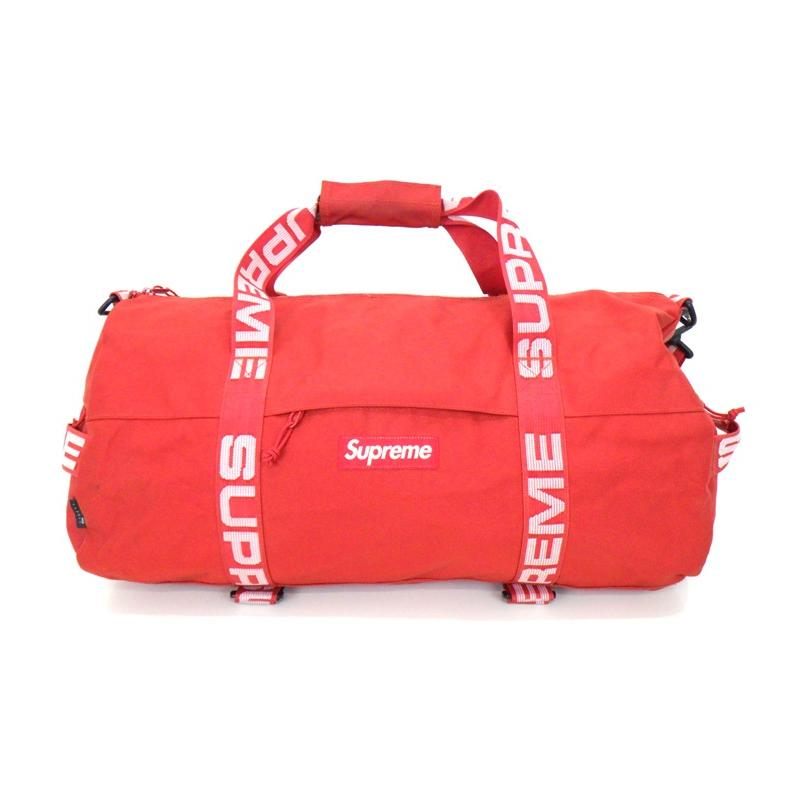 SUPREME - シュプリーム Supreme 18SS 【 Duffle Bag 】 ボックス ロゴ ダッフル ボストン バッグ レッド 49159 【中古】