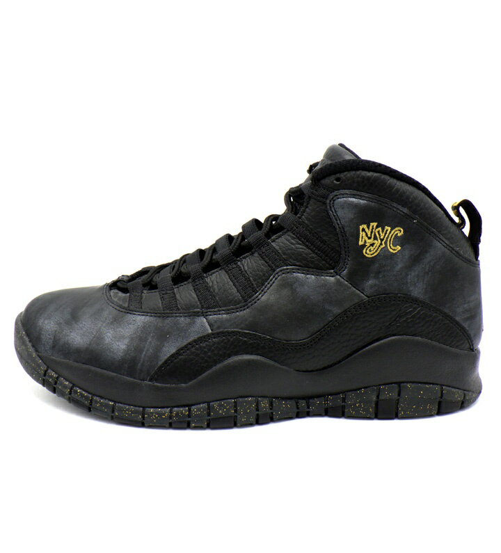 �ʥ��� NIKE �� AIR JORDAN 10 RETRO Black NEW YORK CITY 310805 012 �� ���� ���硼���� 10 ��ȥ� �֥�å� �˥塼�衼�� ���ˡ����� �֥�å� ������28cm h7712����š�