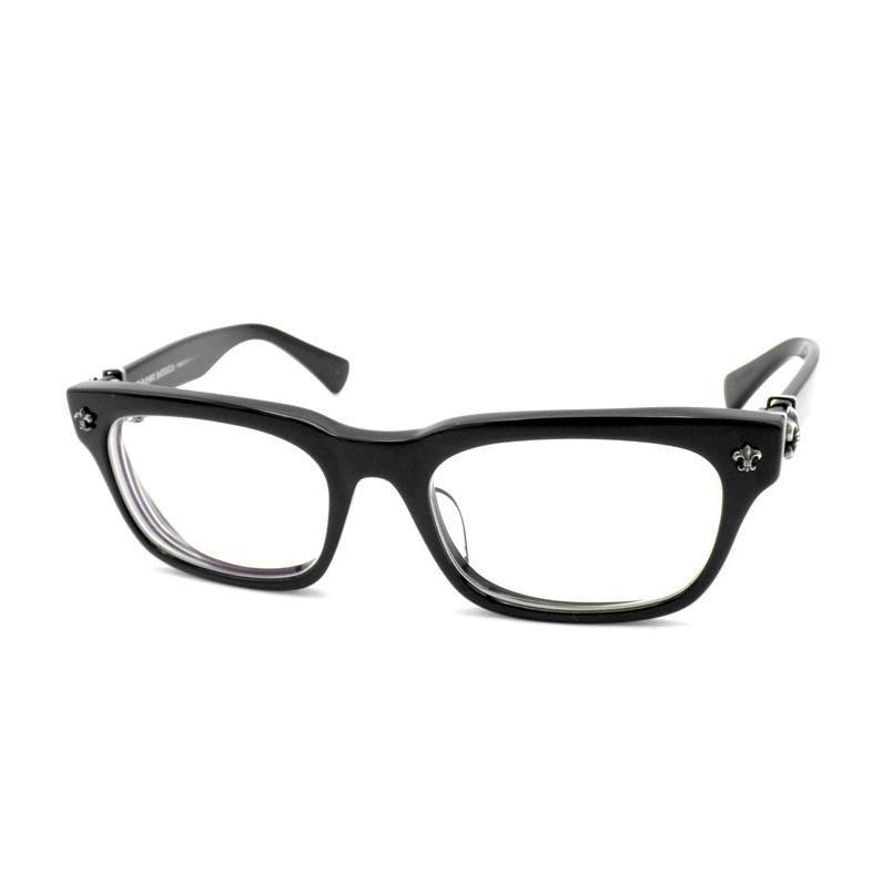クロムハーツ CHROME HEARTS 【 GITTIN ANY?-A 】 BSフレア テンプル ウェリントン サングラス 眼鏡 ブラック サイズ52□19-145 48559 【中古】