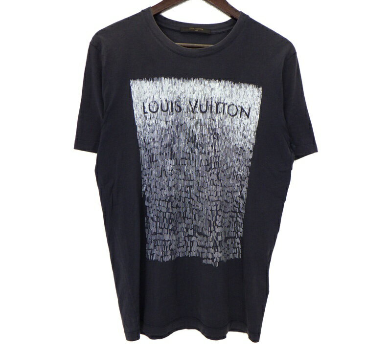 Rakuten - ルイヴィトン LOUIS VUITTON 12SS 【 RM121M H1JR 14JE2 】 フロント ロゴ 半袖 Tシャツ ダークグレー サイズM 49414【中古】