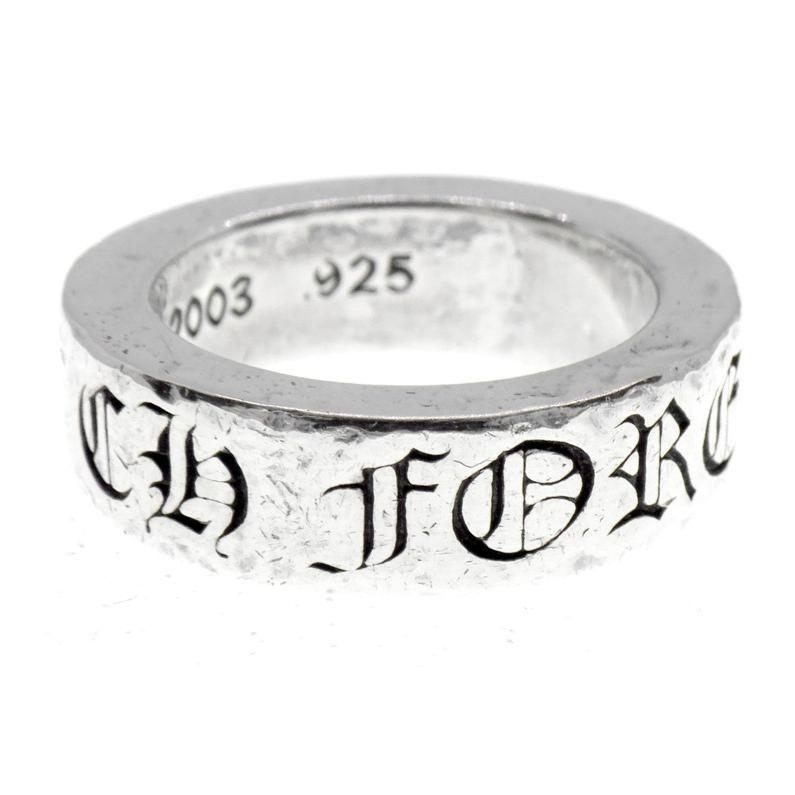 Rakuten - クロムハーツ CHROME HEARTS 【 6mm SPACER FOREVER 】 スペーサー フォーエバー シルバー リング　シルバー　サイズ9.5号　48039【中古】