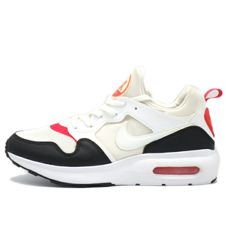 Rakuten - ナイキ NIKE 【 AIR MAX PRIME White 876068 102 】 エア マックス プレミアム ホワイト スニーカー　ホワイト×ブラック×レッド　サイズ28.5cm　f30691【中古】