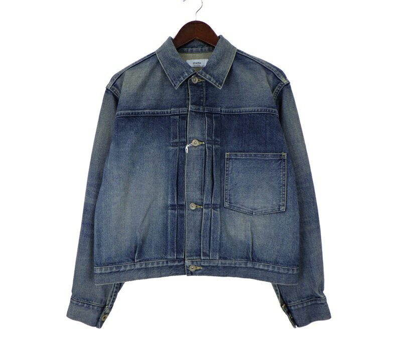 Rakuten - マーカ MARKA 26SS 【 DENIM JACKET M26A10BL11C 】 ウォッシュド デニム トラッカー ジャケット インディゴ サイズ1 49740 【中古】