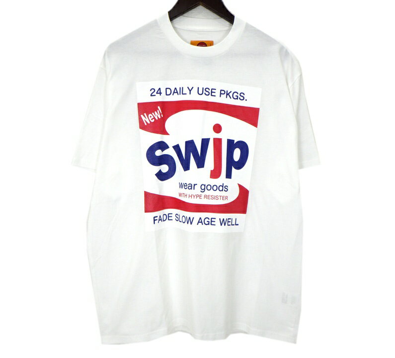 Rakuten - エスダブリュージェーピー SWJP 26SS 【 CPD T SHIRT SW 26SS 32 】 フロント プリント 半袖 Tシャツ ホワイト サイズL 49767 【中古】