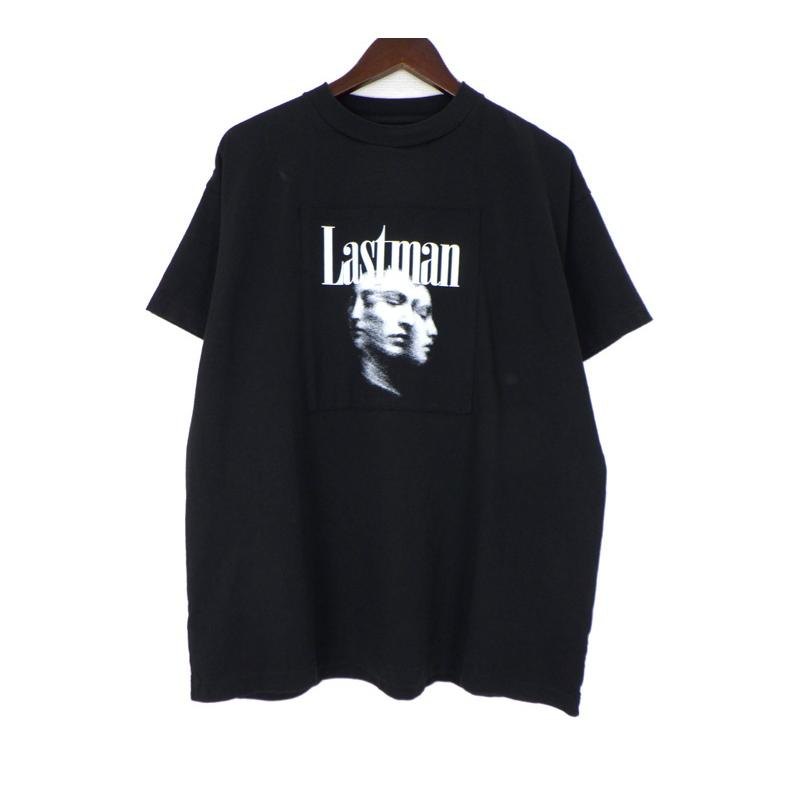 Rakuten - ラストマン LASTMAN 26SS 【 PATCHED TEE SHIRTS FACE 261LM CT10 】 ロゴ フェイス パッチ 半袖 Tシャツ ブラック サイズL 49758 【中古】