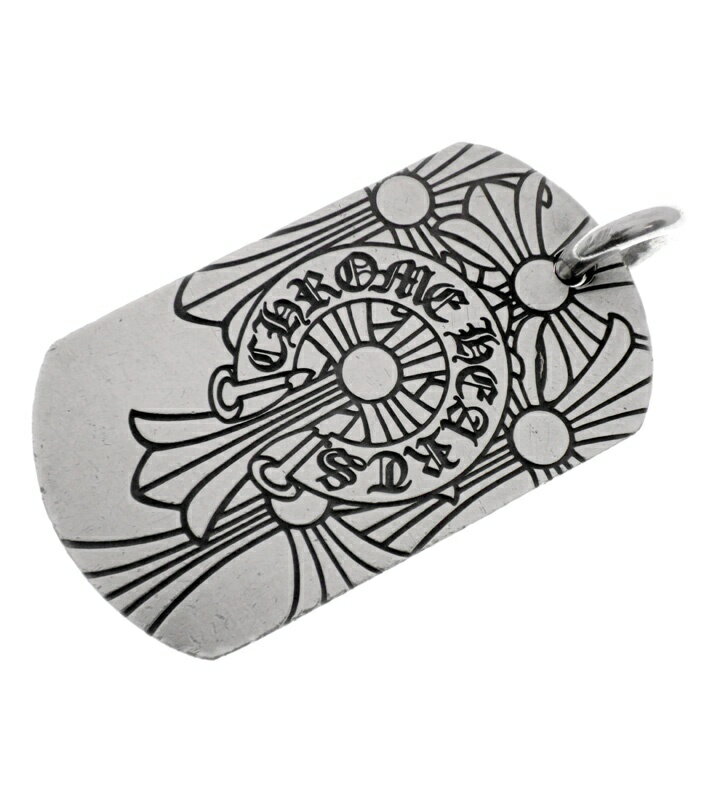 Rakuten - クロムハーツ CHROME HEARTS 【 D TAG LRG GOD BLESS 】 ゴットブレス ドッグタグ ラージ ドッグタグ ネックレストップ シルバー サイズLARGE w26943【中古】