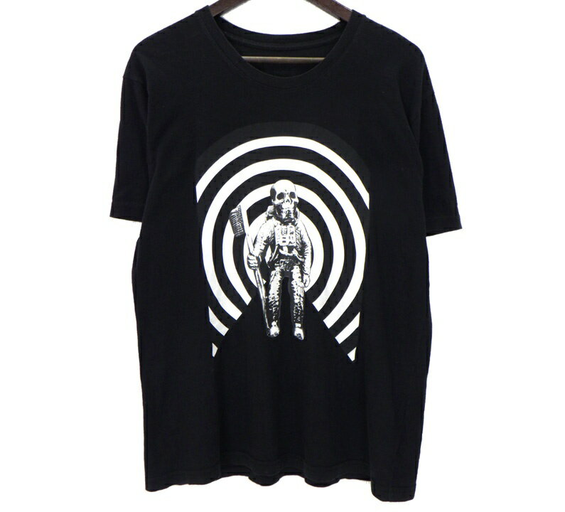 Rakuten - クロムハーツ CHROME HEARTS FOTI サークル プリント Tシャツ　ブラック　サイズL　50032【中古】
