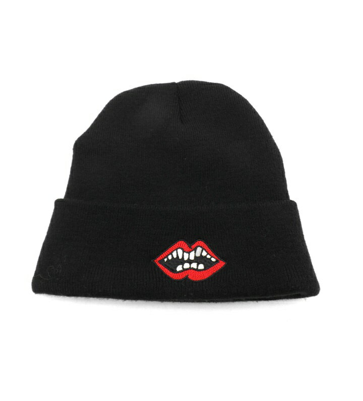 Rakuten - クロムハーツ CHROME HEARTS × マッティボーイ MATTY BOY 【 Chomper Beanie 】 チョンパー 刺繍 ニット キャップ ビーニー ブラック サイズOS 50000 【中古】