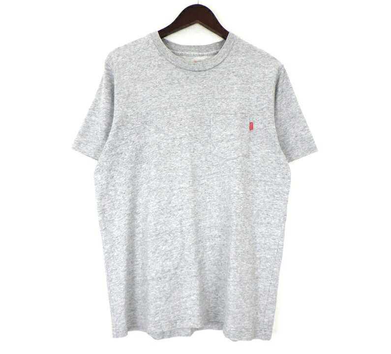 Rakuten - シュプリーム Supreme 16SS 【 S/S Pocket Tee 】 ショートスリーブ ポケット 半袖 Tシャツ グレー サイズM 50007 【中古】