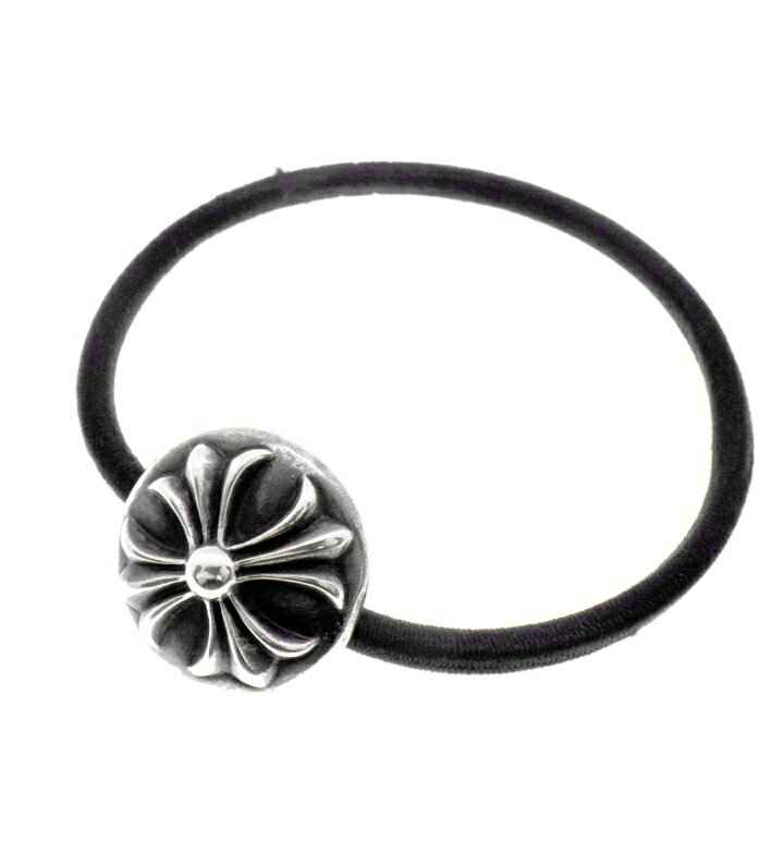 クロムハーツ CHROME HEARTS 【 HAIRBAND 】 オールド クロスボール シルバー ヘアゴム コンチョ ブレスレット 50048 【中古】