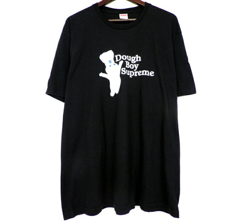 Rakuten - シュプリーム Supreme 22AW 【 Doughboy Tee 】 ドゥボーイ ロゴ プリント 半袖 Tシャツ ブラック サイズXL s5844 【中古】