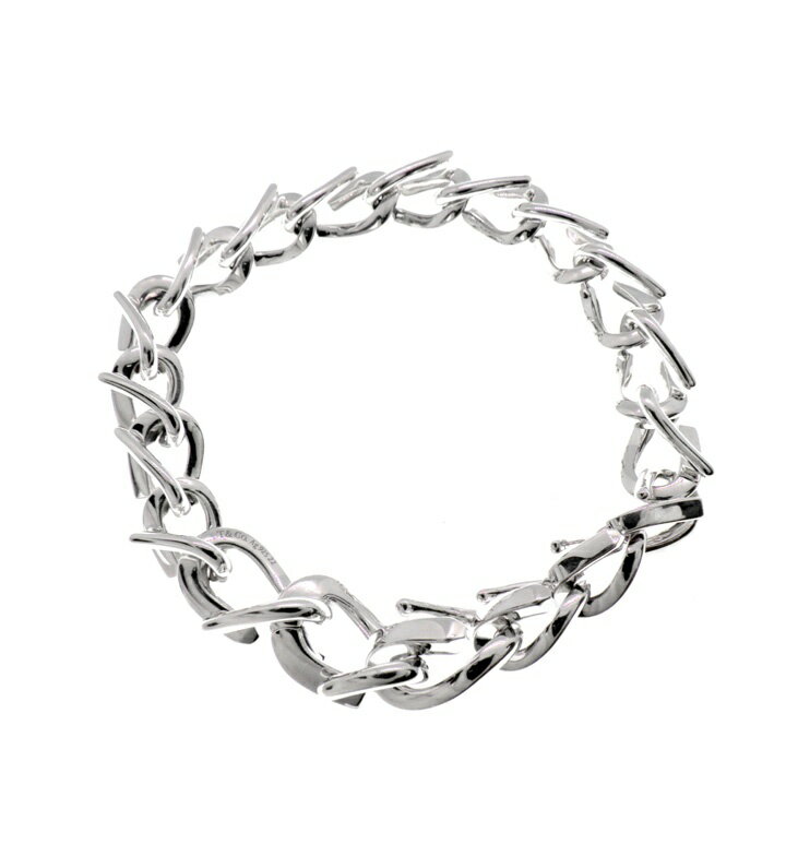 Other , Materials - ティファニー TIFFANY&Co 【 Forge Medium Link 】 フォージ ミディアムリンク ブレスレット　シルバー　サイズM　50128【中古】