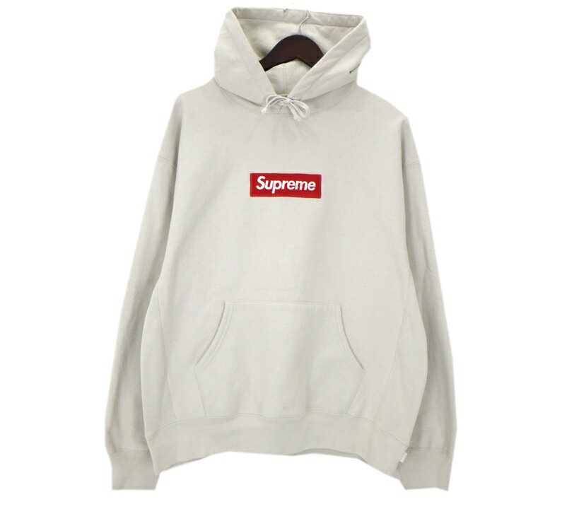 Rakuten - シュプリーム Supreme 24AW 【 Box Logo Hooded Sweatshirts 】 ボックス ロゴ フーデッド スウェットシャツ パーカー　ベージュ　サイズL　50480【中古】