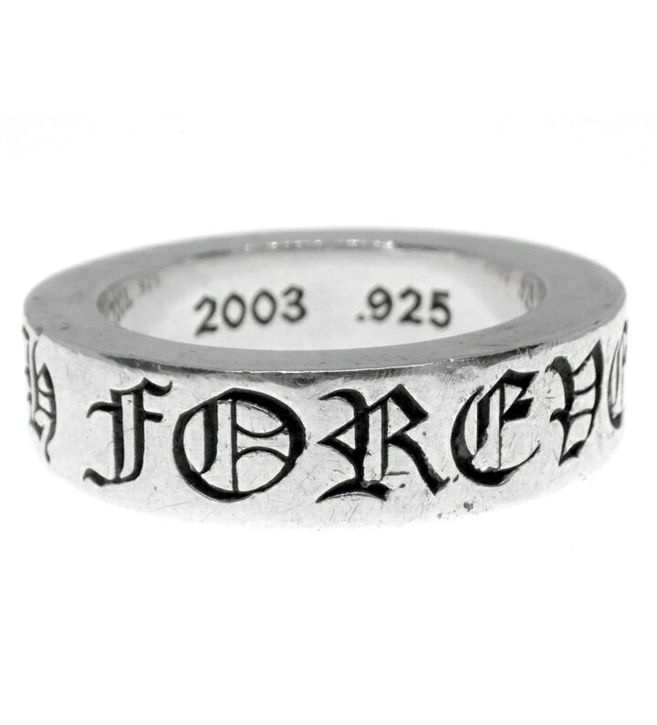 Rakuten - クロムハーツ CHROME HEARTS 【 6mm SPACER FOREVER 】 スペーサー フォーエバー シルバー リング サイズ11.5号 w27124 【中古】
