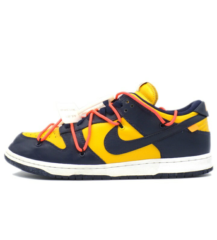 Rakuten - ナイキ NIKE × オフホワイト OFF WHITE 【 DUNK LOW UNIVERSITY GOLD MIDNIGHT NAVY WHITE CT0856 700 】 ダンク ロー ユニバーシティ ゴールド ミシガン スニーカー ネイビー×イエロー サイズ29cm f31324【中古】
