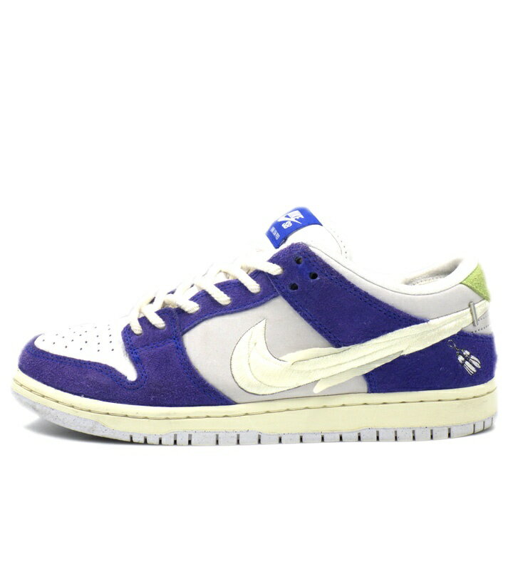 Rakuten - ナイキ NIKE × フライ ストリート ウェア FLY STREETWEAR 【 SB DUNK LOW Gardenia DQ5130 400 】 SB ダンク ロー ガーデニア スニーカー ホワイト×ブルー サイズ26.5cm f31329【中古】