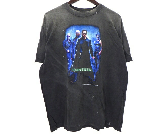 セントマイケル SAINT MICHAEL × マトリックス MATRIX マトリックス Tシャツ　ウォッシュブラック　サイズXL　50713