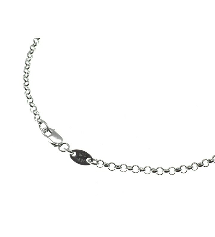 クロムハーツ CHROME HEARTS  ロール チェーン シルバー ネックレス　シルバー　サイズ18inch　h8194