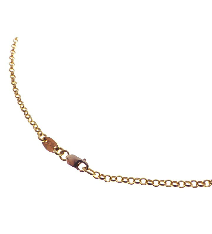 Rakuten - クロムハーツ CHROME HEARTS 【 22K NECKCHAIN R18 】 ロール チェーン ゴールド ネックレス サイズ18inch w27169 【中古】
