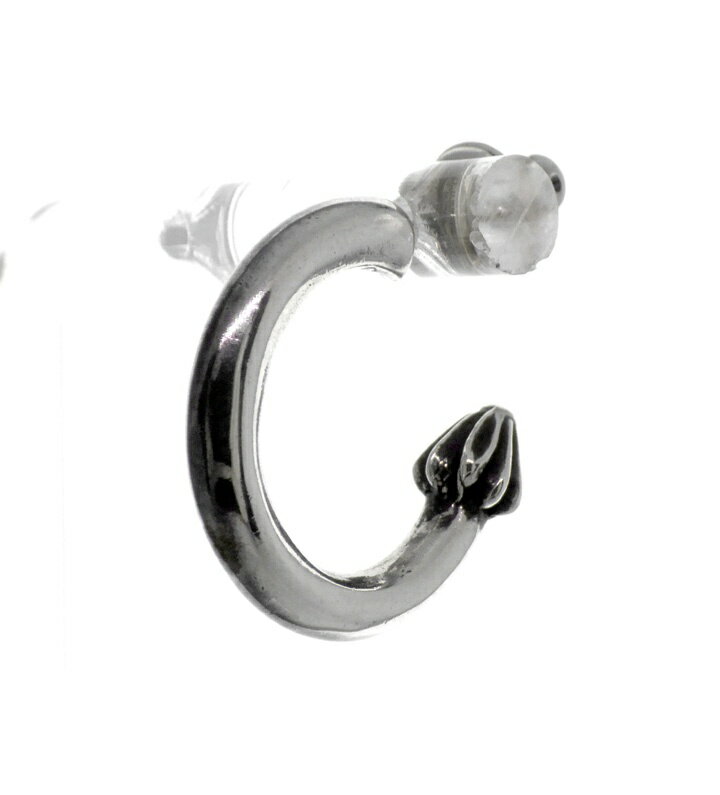 Rakuten - クロムハーツ CHROME HEARTS 【 HOOP PLAIN 】 プレーン フープ シルバー ピアス w27150【中古】
