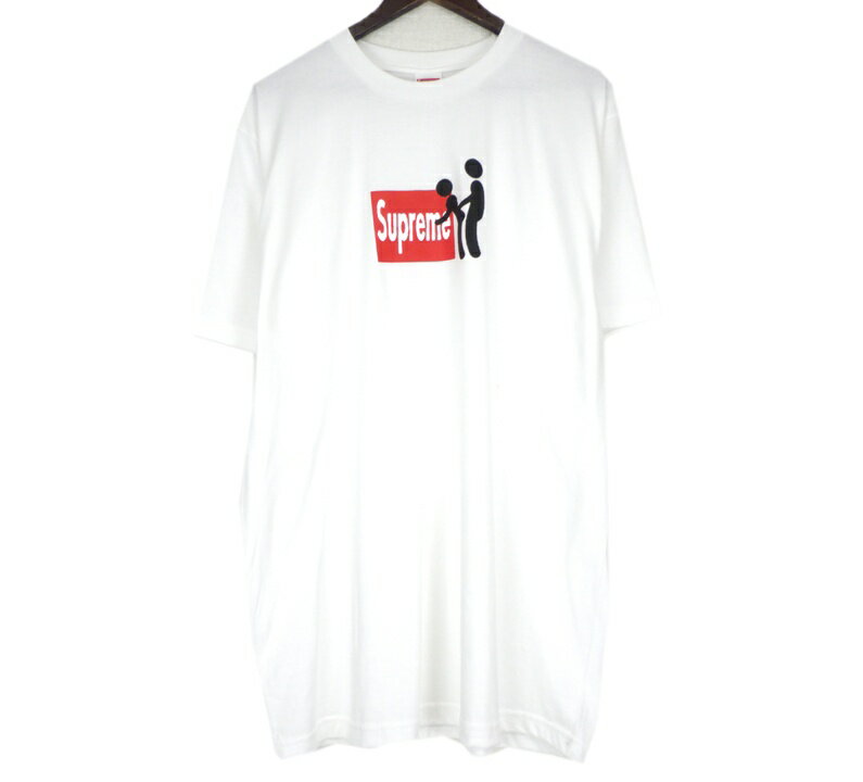 Rakuten - シュプリーム Supreme 25AW 【 Stick Tee 】 フロント ロゴ プリント スティック 半袖 Tシャツ　ホワイト　サイズL　s5934【中古】