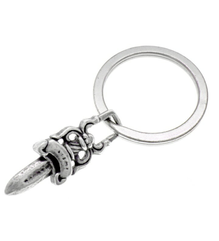 Rakuten - クロムハーツ CHROME HEARTS 【 No5 DGGR 】 #5 ダガー キーリング シルバー キーホルダー 50790 【中古】