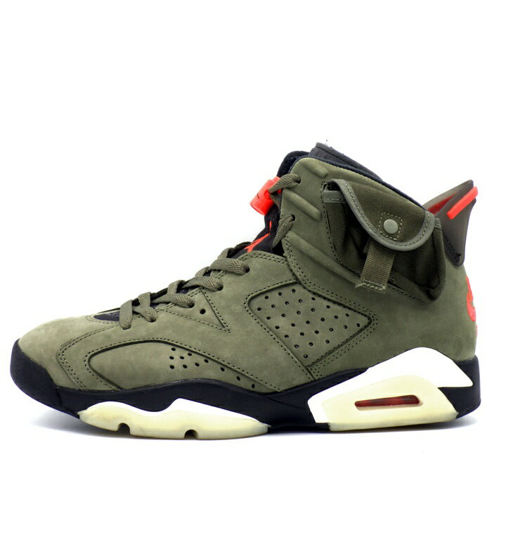 Rakuten - ナイキ NIKE × トラヴィス スコット Travis Scott 【 AIR JORDAN 6 RETRO Midium Olive CN1084 200 】 エア ジョーダン 6 レトロ ミディアム オリーブ スニーカー カーキ サイズ26.5cm f31355 【中古】