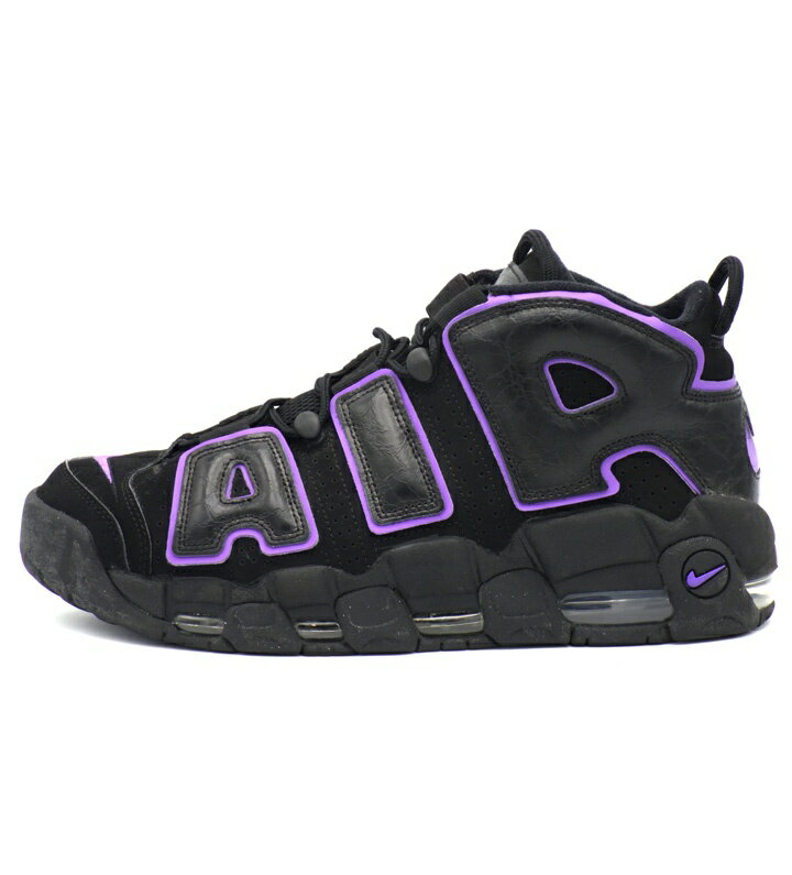 Rakuten - ナイキ NIKE 【 AIR MORE UPTEMPO Black Action Grape DV1879 001 】 エア モア アップテンポ ブラック アクション グレープ スニーカー ブラック×パープル サイズ28cm h8230【中古】