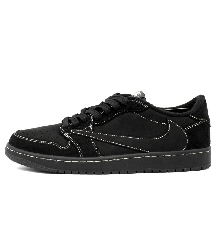 ナイキ NIKE × トラヴィス スコット Travis Scott  エア ジョーダン 1 ロー ブラック ファントム スニーカー ブラック サイズ30cm f31447 
