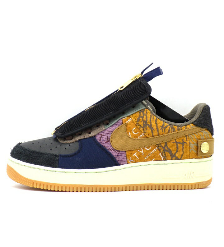 ナイキ NIKE × トラヴィス スコット Travis Scott  エア フォース 1 ロー カクタス ジャック スニーカー マルチカラー サイズ27.5cm f31450