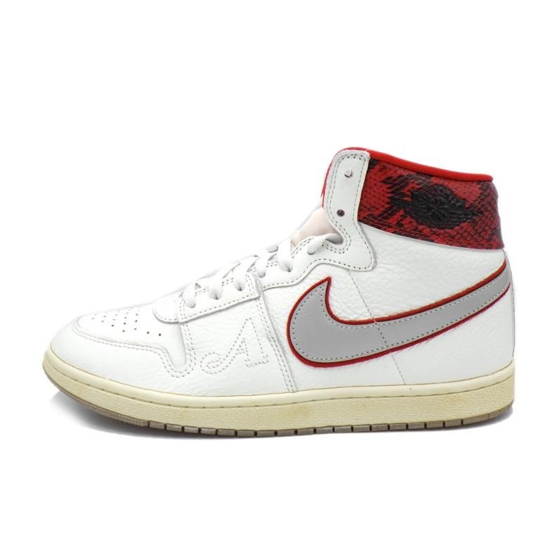 ナイキ NIKE × アウェイク AWAKE  ジョーダン エア シップ ユニバーシティ レッドハイカット スニーカー ホワイト×レッド サイズ29cm 49471