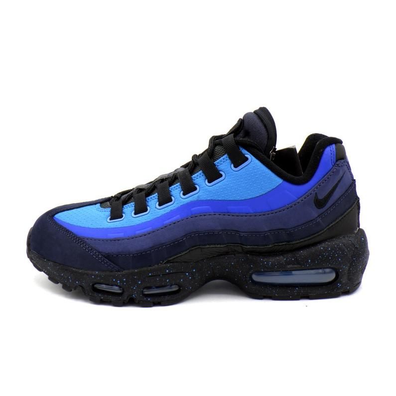 ナイキ NIKE × スタッシュ STASH  エア マックス 95 ブラック アンド ブルー スニーカー ブルー×ネイビー サイズ26.5cm 49462
