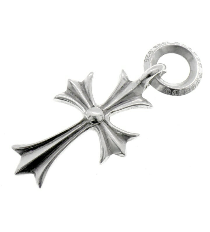 クロムハーツ CHROME HEARTS  タイニー CH クロス チャーム シルバー ネックレス トップ 51215 