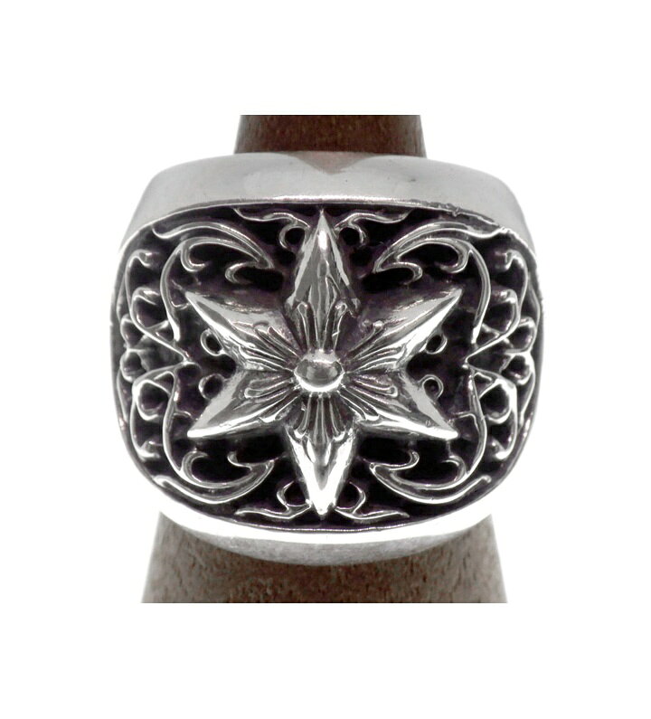 SeekeRのクロムハーツ CHROME HEARTS 【 CLSSC OVAL STAR 】 クラシック オーバル スター シルバー リング サイズ19号 w27434 【中古】｜アングル2