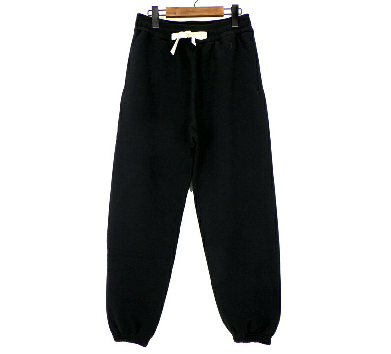 ジルサンダー JIL SANDER  ライト ソフト ブラッシュド コットン テリー ジョガー パンツ　ブラック　サイズS　51494