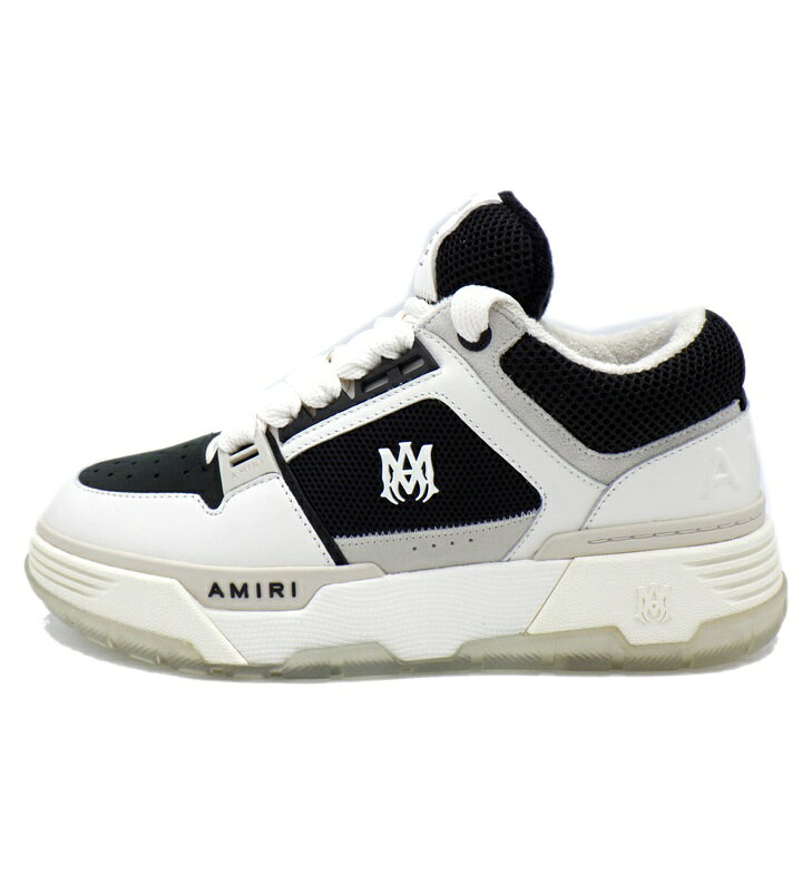 アミリ AMIRI 【 MA 1 AMFOSR1097 087 】 アラバスター メッシュ スニーカー　ブラック×ホワイト　サイズ41　51556【中古】